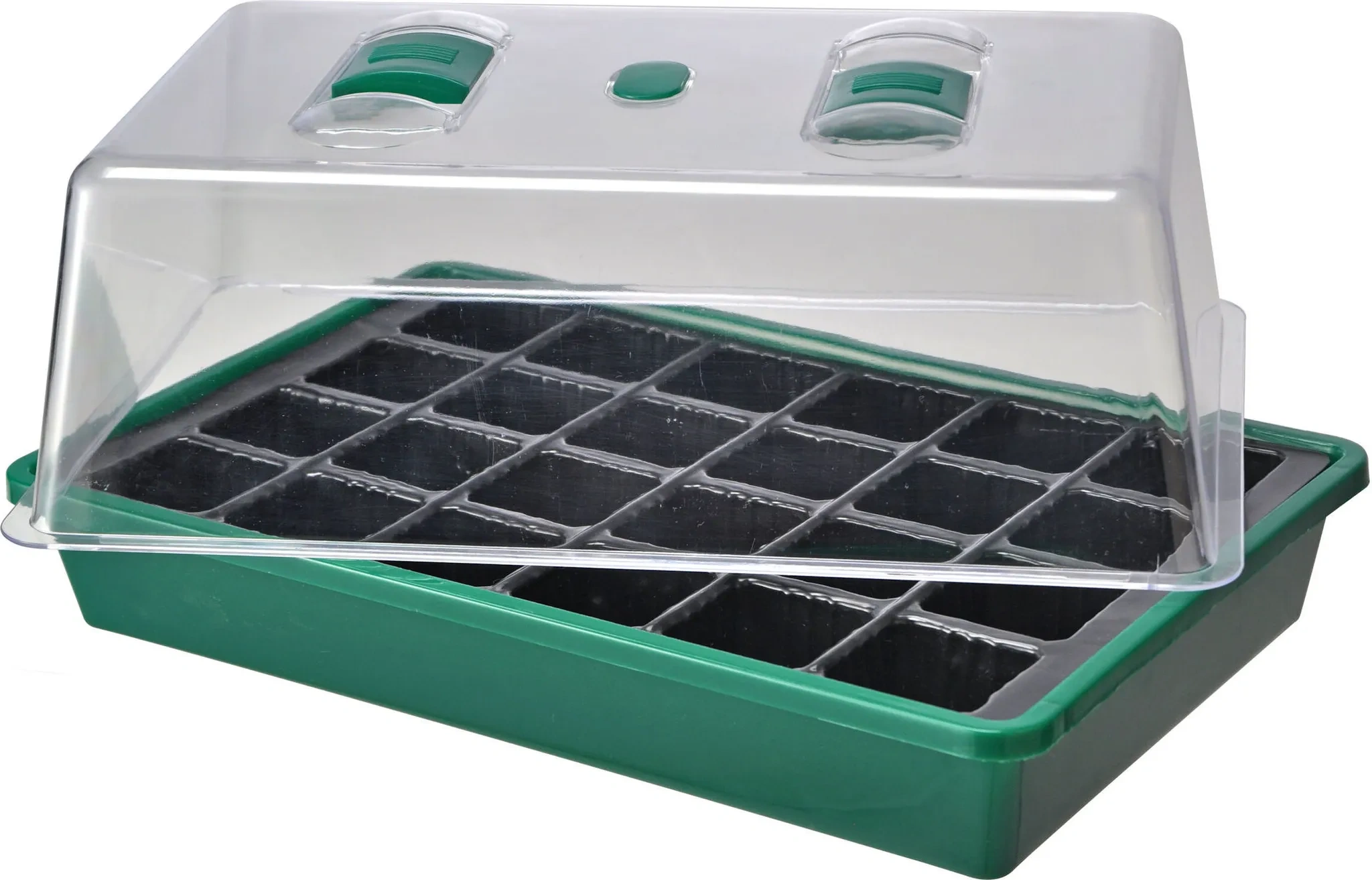 HI Mini-Gewächshaus 38x24,5x18 cm – Transparent & Grün