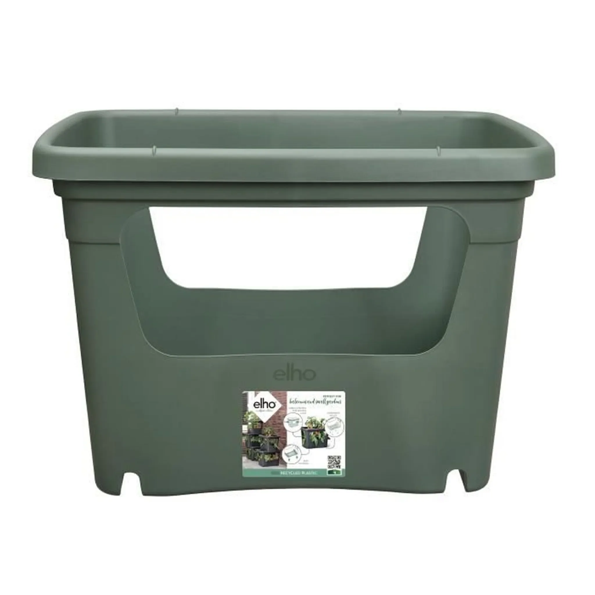elho Green Basics Stack & Grow 50 – Pflanzgefäß Ø 50,9 cm – Grün