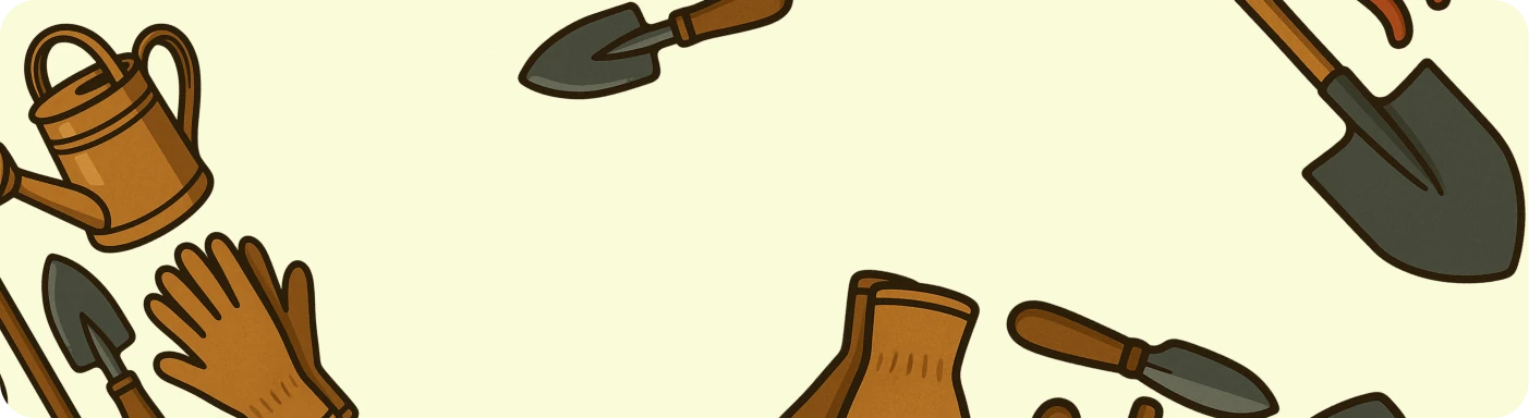 Garden Tools Background