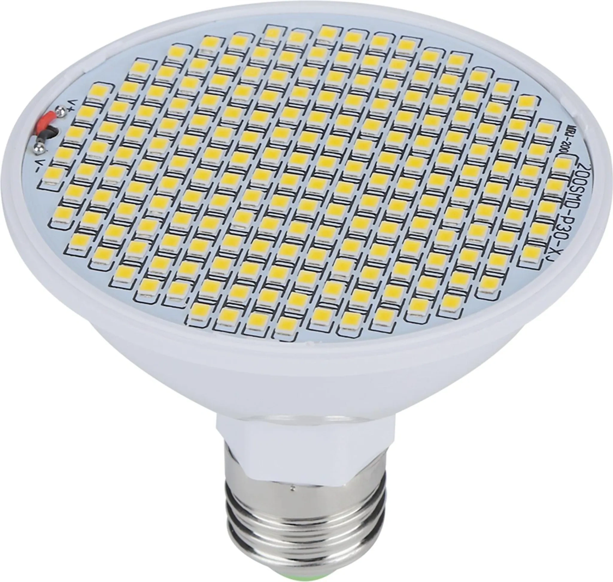 E27 Pflanzenwachstumslicht – 8W, 200 LEDs, Vollspektrum für Garten & Gewächshaus