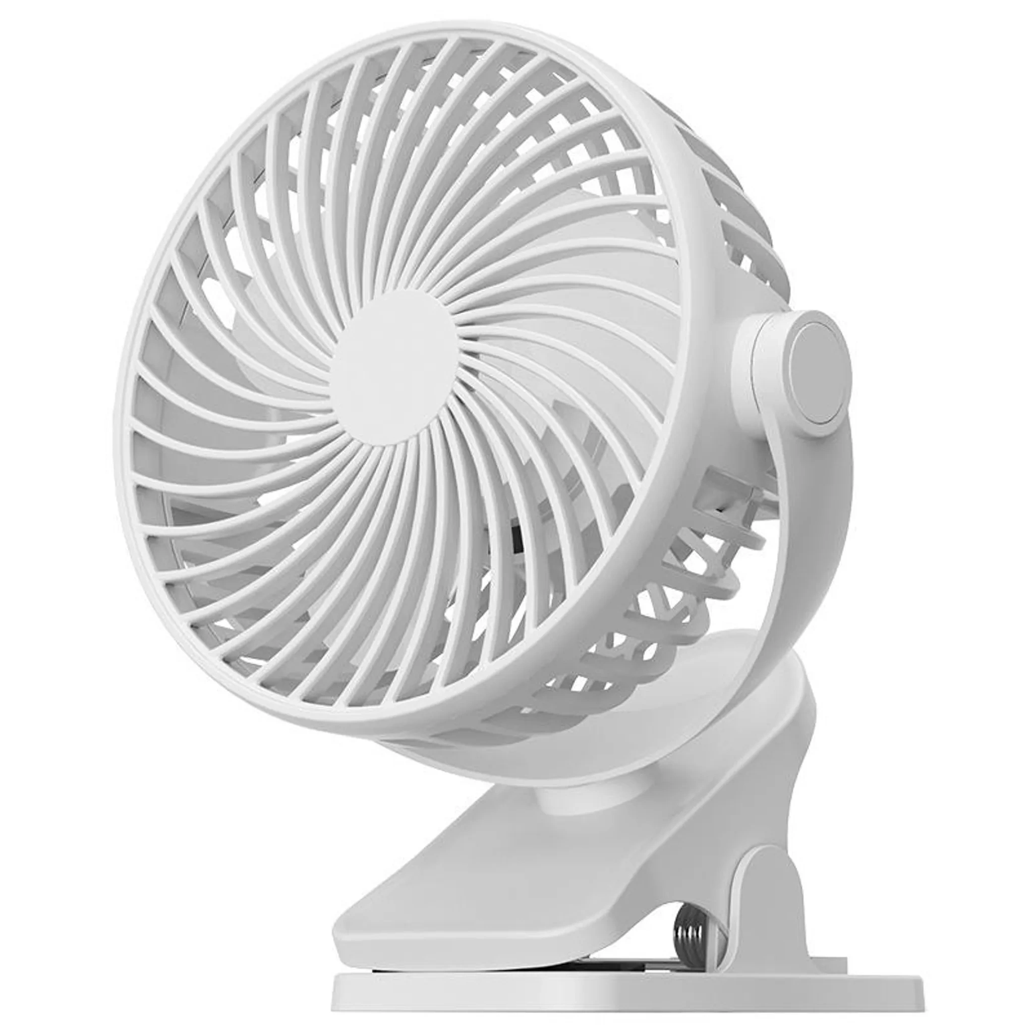 Weißer Bodenventilator
