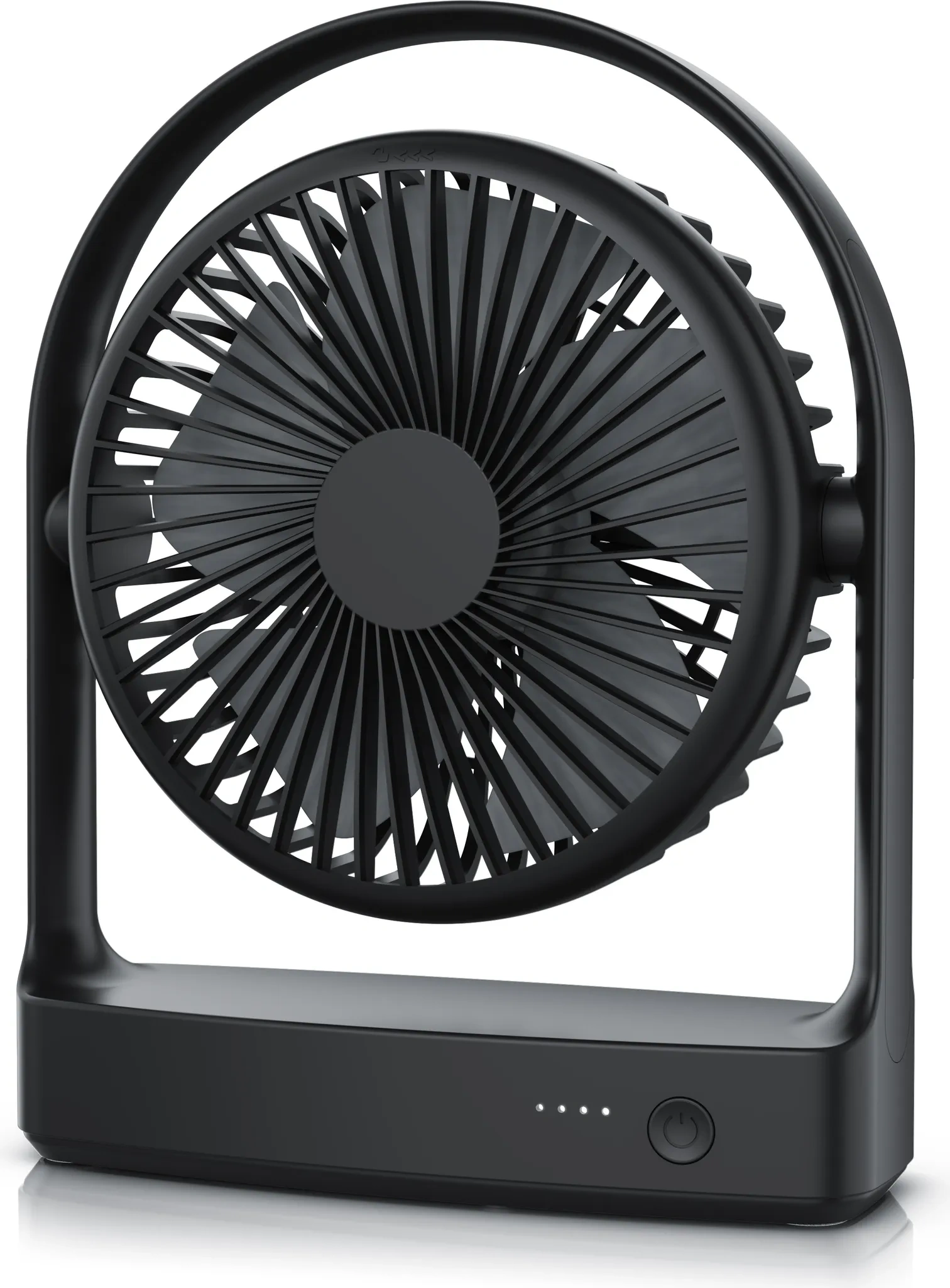 Tischventilator schwarz matt